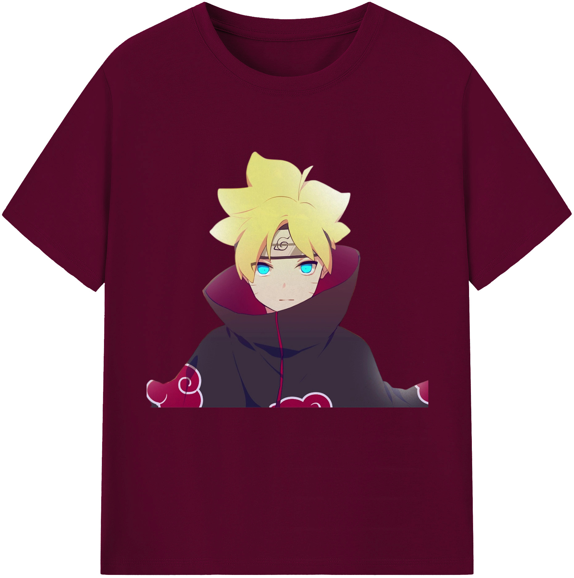 （画像用） NARUTO -ナルト- うずまき ボルト Uzumaki Boruto レディースカジュアルプリントTシャツ（綿100％）